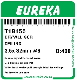 T1B155 - Ceiling Screw -T1B155_Label_T